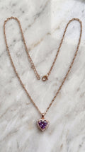 Crystal Heart Chain