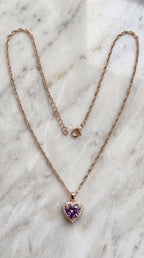 Crystal Heart Chain