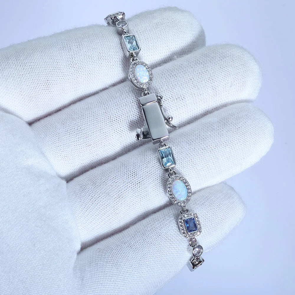 Opal Arc Bracelet