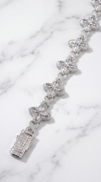 Iced Cross Bracelet